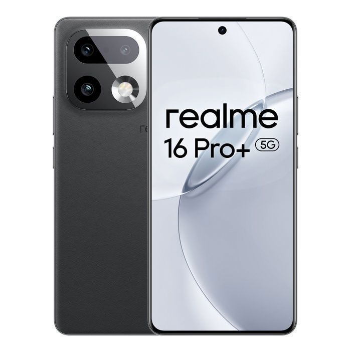Smartphone Realme 16 Pro Plus 5G Gris 8Go Ram 256Go 200MP 7000mAh 80W IP69 AMOLED 6500nits Snapdragon 7 Gen4