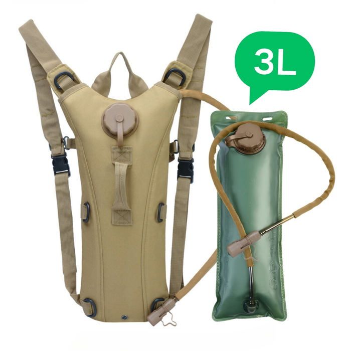 Sac à dos dhydratation 3L avec poche à eau intégrée idéal pour le sport la course à pied la randonnée le camping et le