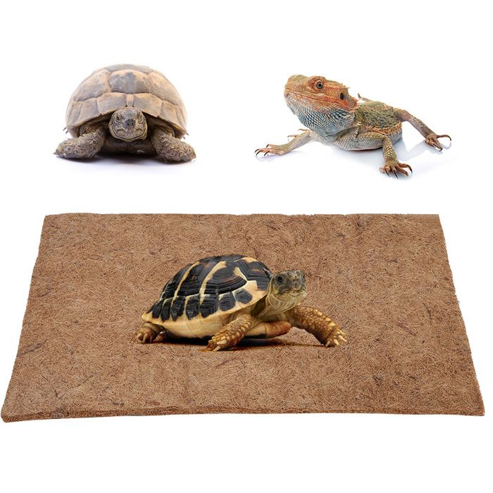 SURENHAP tapis en fibre de coco pour reptiles SURENHAP Tapis en fibre de noix de coco Tapis de fond en animalerie artificielle