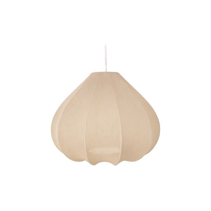 Abat jour en voile écru beige forme goutte Harbour D 30cm