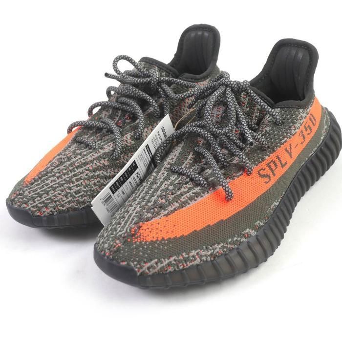 CHAUSSURES DE BASKET-BALL Pristine Adidas Low Cut Sneakers YEEZY BOOST 350 V2 Carbon Mens 25.5 HQ7045 Used