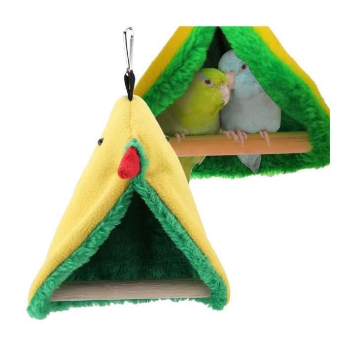 Hamac pour oiseaux - Non spécifié - Tente en peluche douce - Nid suspendu - Confort dhiver - Décoration de cage