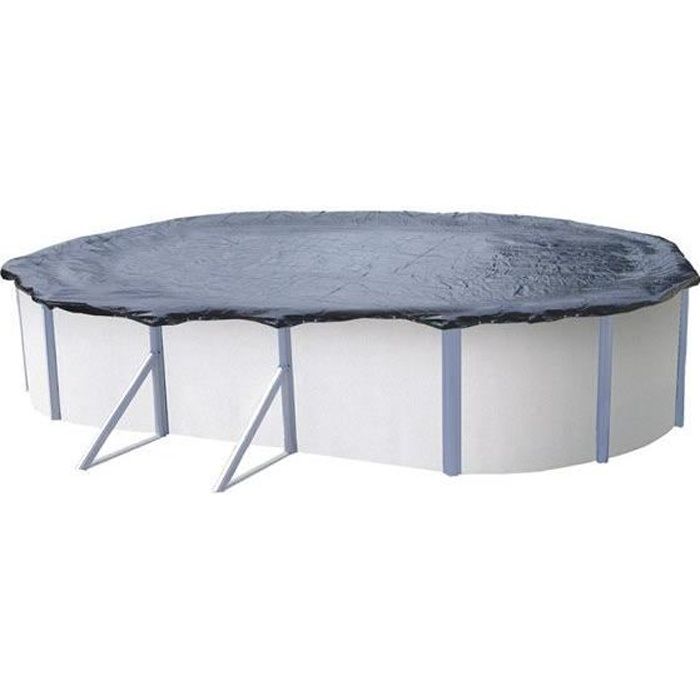 bache d'hiver pour piscine hors sol 6.5 x 4.15 m