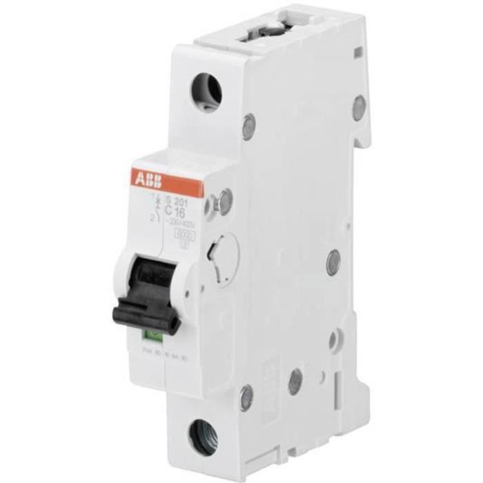 Disjoncteur ABB SN201 C4 2P 6A - Pour Montage Sur Rail DIN - Neuf Sous Emballage