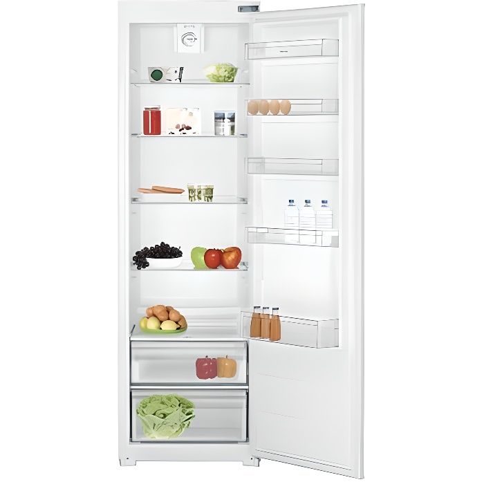 Réfrigérateur 1 porte AIRLUX ARITU 177 - Intégrable - 300 Litres - Blanc