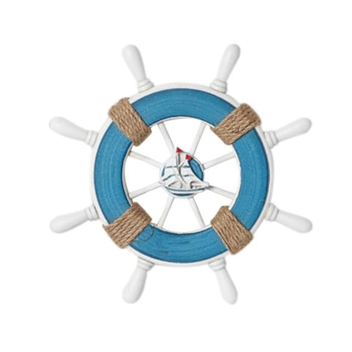 Filet De Pêche Décoratif Style Méditerranéen – 1x2m Bleu, Décoration Murale Nautique