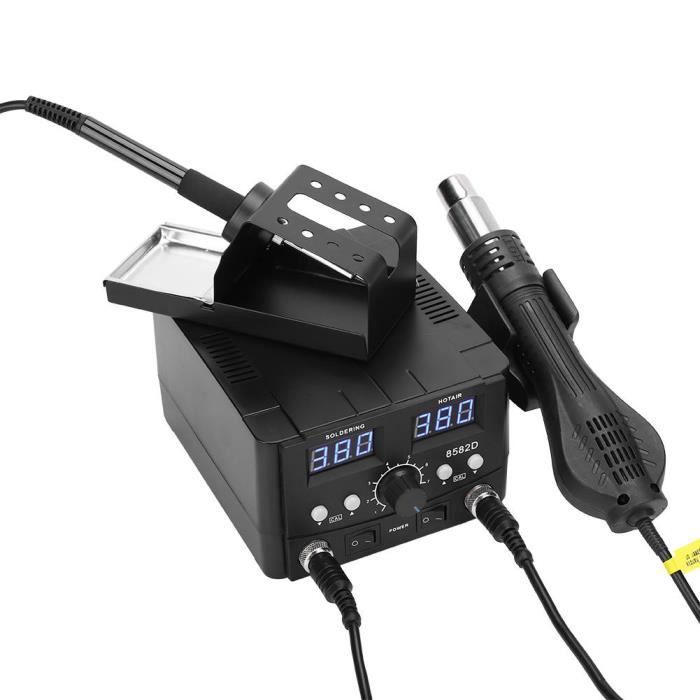 EJ.life Station de dessoudage Fer à air chaud numérique 8610DX Pro