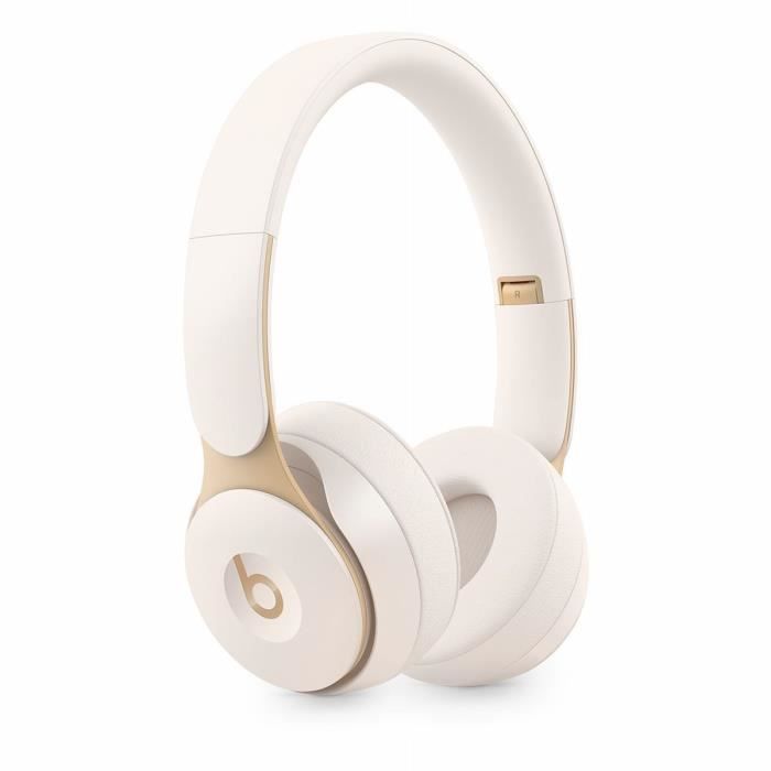 Beats Solo Pro Wireless Noise Cancelling Headphones - Ivory