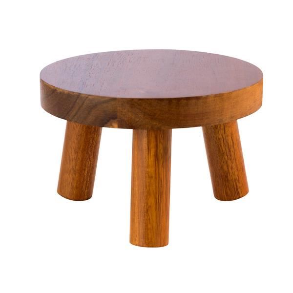 Aps - Présentoir bois forme tabouret Ø 15 cm Aspect Bois Aps - Présentoir bois forme tabouret Ø 15 cm Aspect Bois
