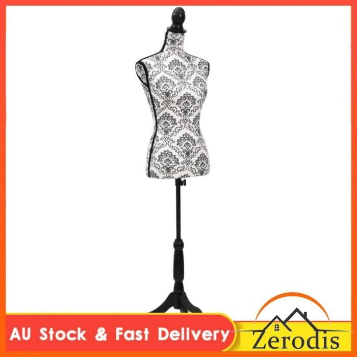 Buste de présentation Femme Noir et blanc -BK30021 (PLA)