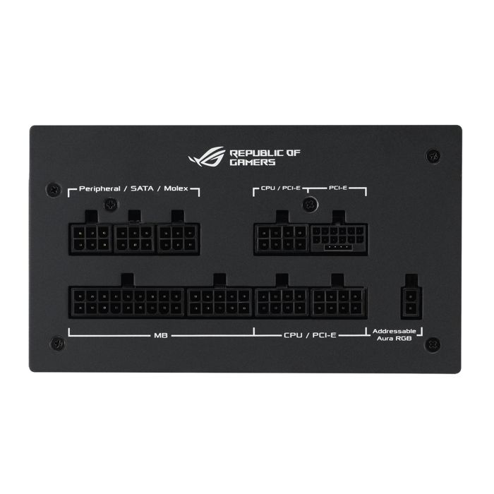 Alimentation PC – ASUS – ROG STRIX 850W Gold Aura – 850W – 80 PLUS Gold – Refroidissement actif