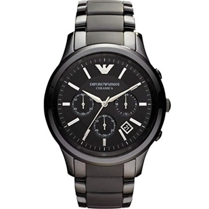 Emporio armani matte black watch store