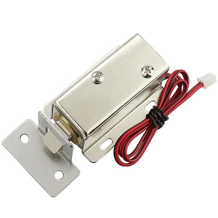 Small Electric Lock DC 12V Electronic Lock Mini Electric Bolt Lock Locker Electronic Door Lock Access control lock Micro Bolt Cdiscount Bricolage