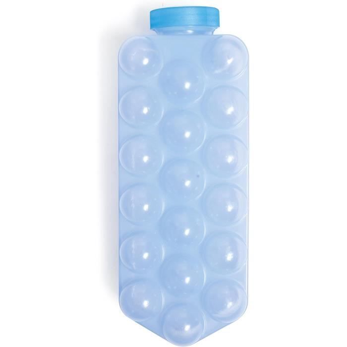 Bouteille Excelsa Dripping - Verre Transparent 1L, Décor Goutte | Lavable Lave-Vaisselle | Fabriqué En Italie