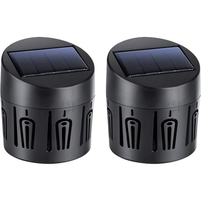 Lumière Solaire à Clip Avec Détecteur De Mouvement - Étanche IP65, Rotation 360° - Pour Clôture, Portail, Mur Extérieur
