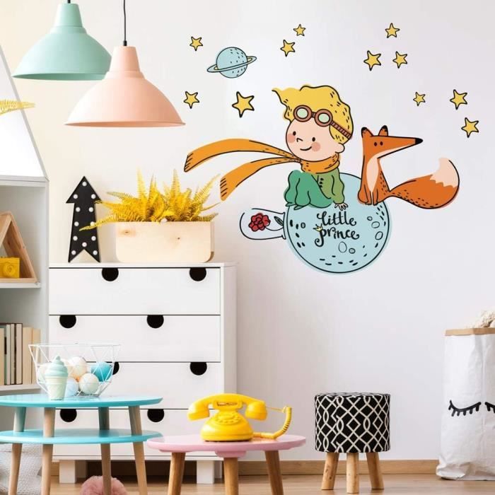 Sticker mural Petite fée Lisette pour enfant- Acte Deco