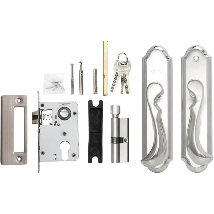 Poignée De Porte Avant + Serrure Avec 2 Clés Pour Coccinelle Volkswagen - Neuf - Compatible Nombreux Modèles
