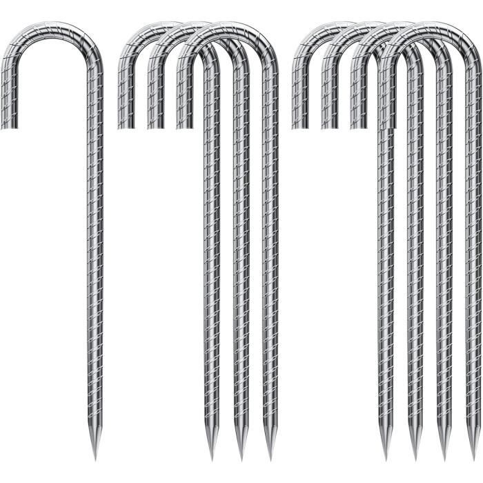 Lot De 12 Ancres De Sol En Aluminium Antirouille - American Earth Anchor - Neuf