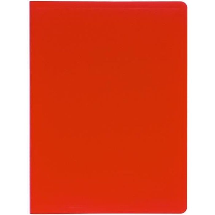 EXACOMPTA Porte-vues A4 Polypropylène souple Pochettes grainées opaque 100 vues Rouge