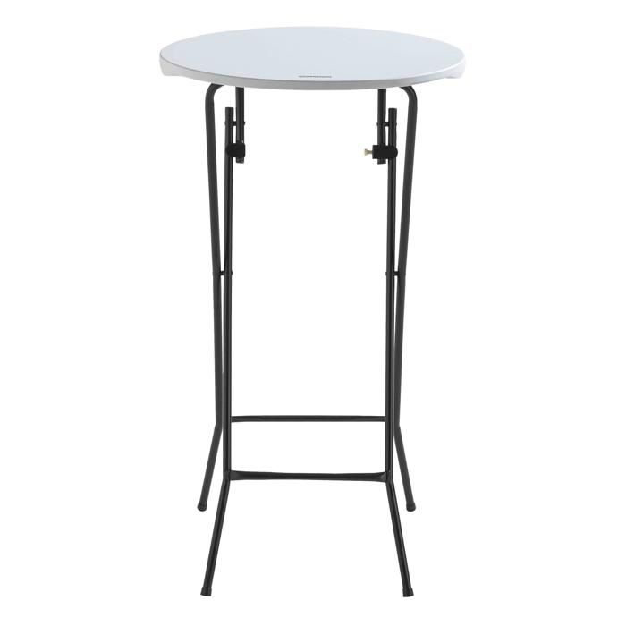 table haute de bar mange debout pliant cdiscount maison
