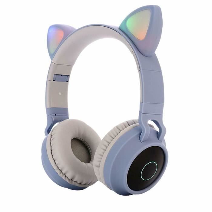 Casque Audio Bluetooth Oreille De Chat Led Achat Vente Pas Cher Casque Audio Bluetooth Oreille De Chat Led Achat Vente Pas Cher