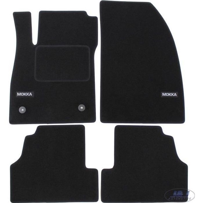 | LOGO TAPIS DE SOL NOIR VELOURS COMPATIBLE AVEC MOKKA 2012-2020