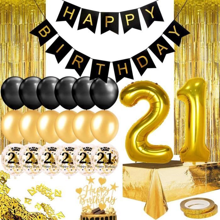 Ballon Decoratif Humairc 21 Ans Decoration Fete Anniversaire Or Noir Joyeux Anniversaire Banniere 21 Num Eac568 Cdiscount Maison Ballon Decoratif Humairc 21 Ans Decoration Fete Anniversaire Or Noir Joyeux Anniversaire Banniere 21 Num Eac568 Cdiscount Maison