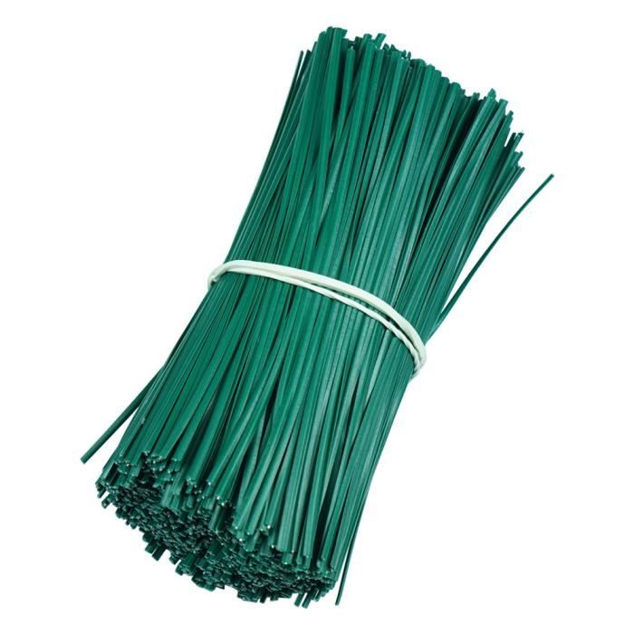 Fil De Jardin Vert 2 Pièces - 2,5 Mm X 20 M Attaches Souples Pour Arbustes, Fleurs Et Vignes