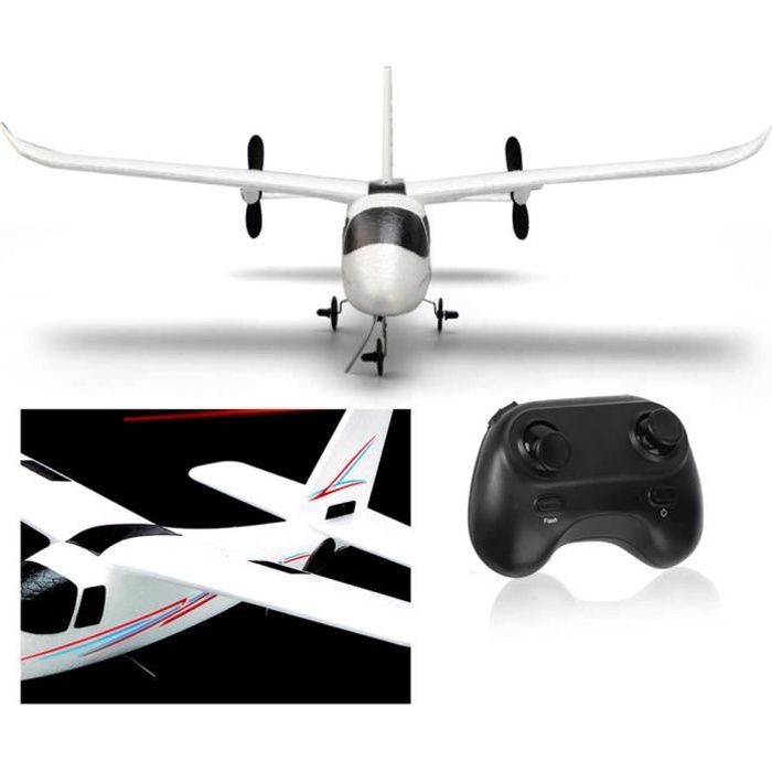 Lilili Avion Télécommandé Modèle Davion RC, Avion électrique RC En Bois De Balsa Avion Telecommande A Voilure Fixe De 50 Po Amz B