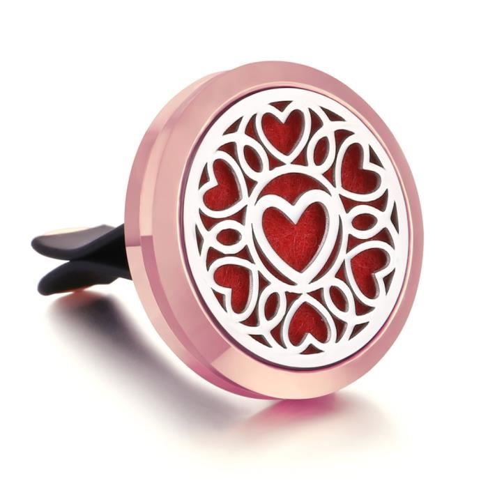 Clip Parfumeur D’habitacle En Acrylique Design Pug – Pour Bouche D’aération De Voiture – Diffuseur D’arômes Mignon Et Décoratif