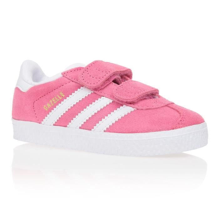 basket adidas fille noir et rose