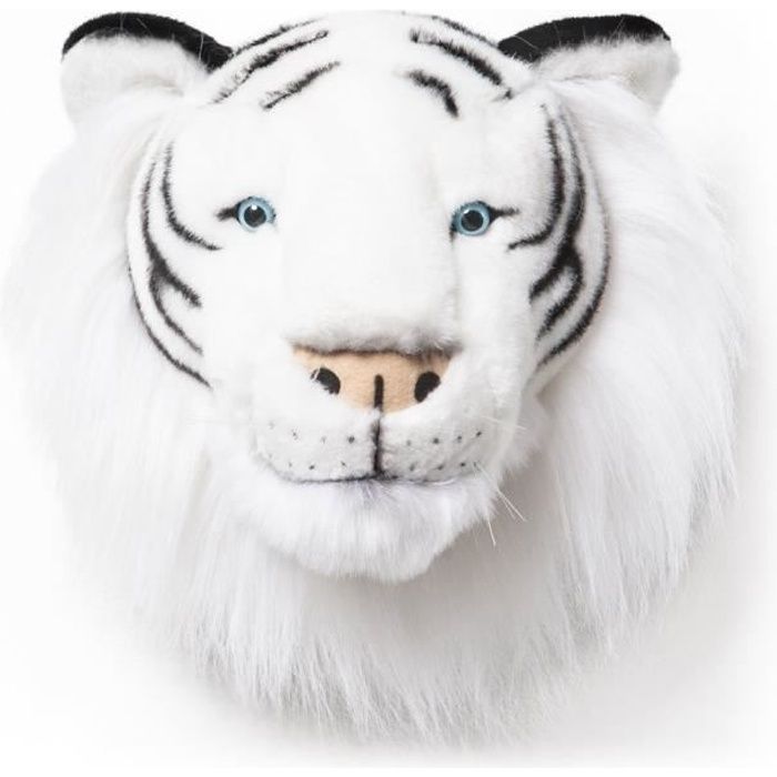 Tete De Tigre Blanc Albert Achat Vente Peluche Cdiscount