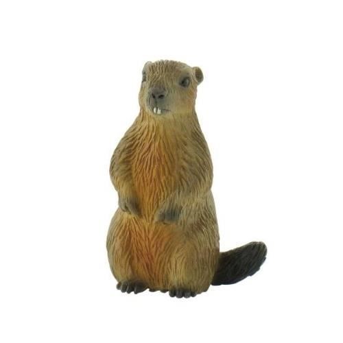 figurine marmotte - bully - figurine miniature réaliste de 5 cm - pour enfants à partir de 3 ans