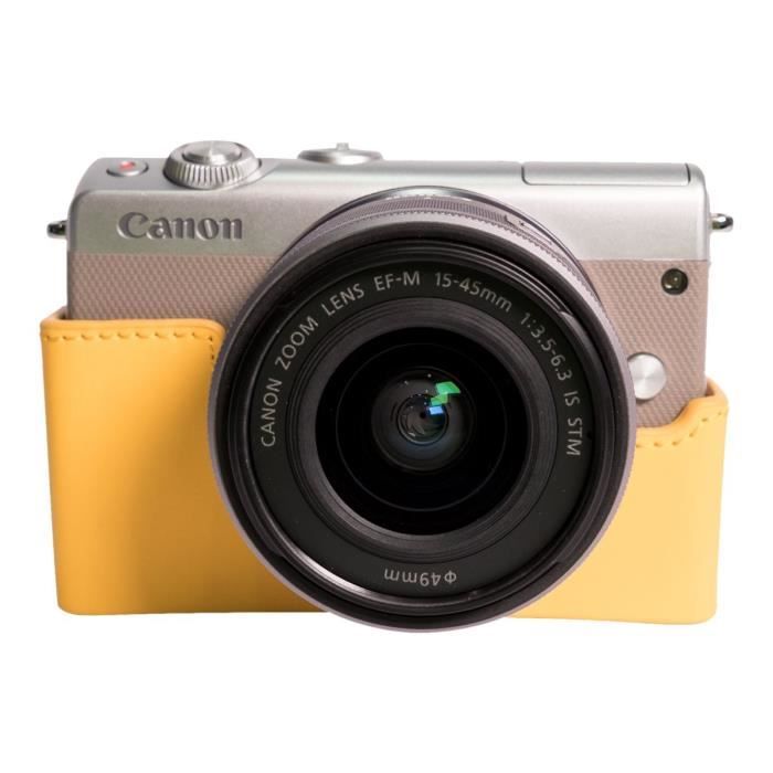 Canon Eos M100 Appareil Photo Numerique Sans Miroir 24 2 Mp Aps C