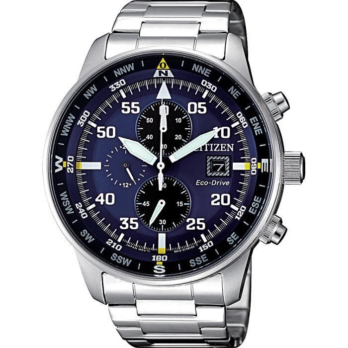 Montre Citime Renault Sport - Acier Argenté, Quartz, étanche 50m, Occasion Avec Boîte