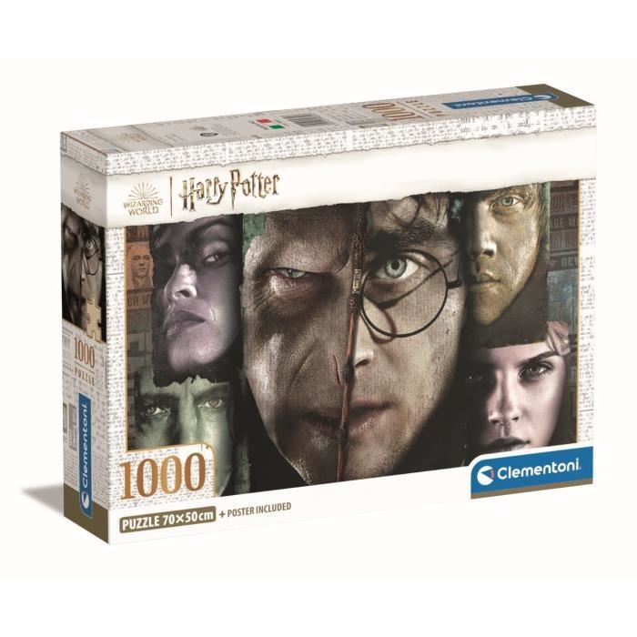 Clementoni - 1000p Harry Potter - 70 x 50 cm - Avec poster