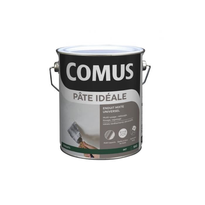 Comus - Enduit mixte universel PATE IDEALE 5 Kg Blanc