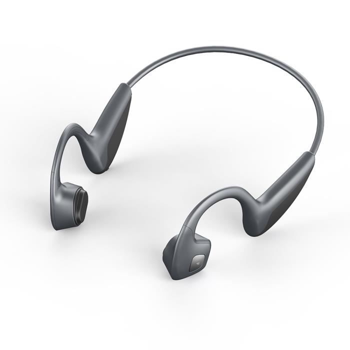 Z10 BT 5.0 Casque à conduction osseuse - Casque sans fil - Écouteurs de sport - anti-transpiration - Mains libres - micro