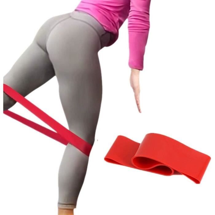 Bande Élastique De Yoga 8 Anneaux - Étirement Fitness, Yoga, Pilates - Rose - 3