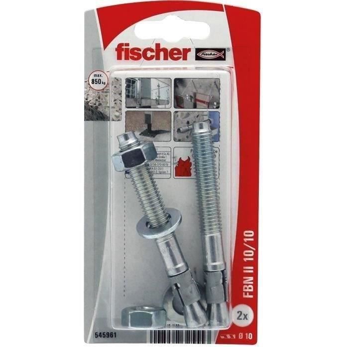 FISCHER - Goujons fbn II 10/10-2k blister de 10