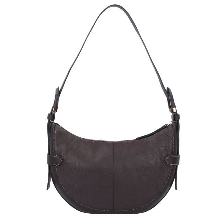 Sac à Bandoulière Fossil Jessie – Cuir Daim, Dimensions 18,4x12,7x17,8 Cm, Bandoulière Réglable, Fermeture Magnétique
