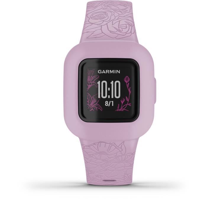Bracelet d activit s pour enfants GARMIN vivofit junior 3 Floral Pink Bande changeable acc l rom tre