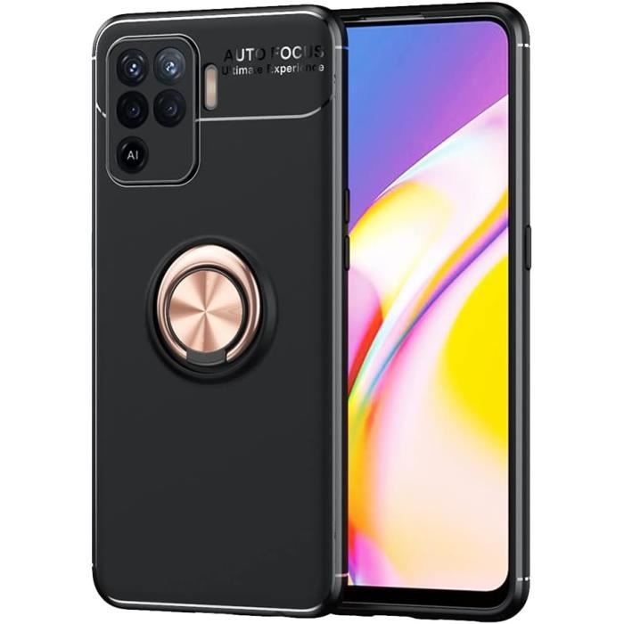 SIMao Coque Collier Pour Oppo A74 4G,Coque Transparent Silicone