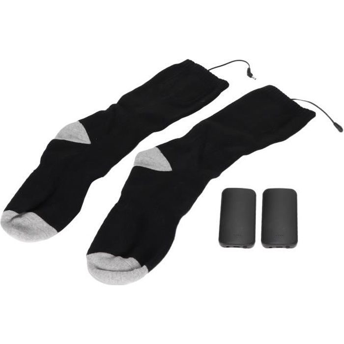 HURRISE Chaussettes chauffantes à batterie rechargeable électrique Chaussettes  chauffantes électriques Chaussettes d'hiver - Cdiscount Prêt-à-Porter