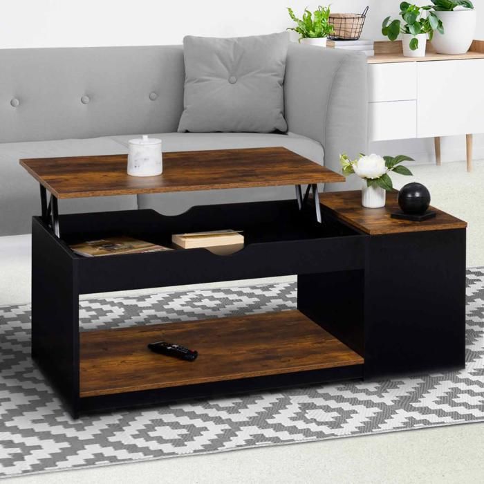 IDMARKT Tabl bass platau rlvabl rctangulair LA