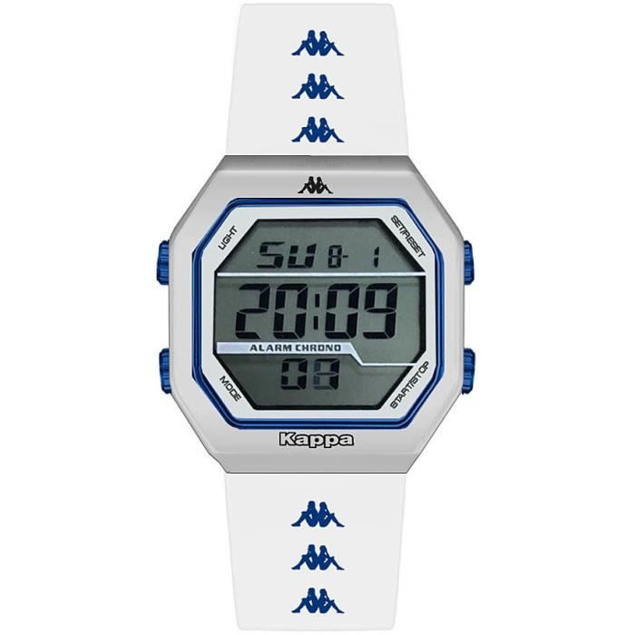 Montre - KAPPA - PE-22 - Unisexe - Digital - Silicone Blanc