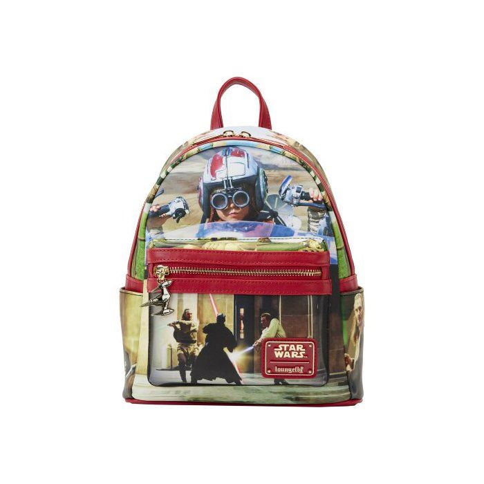 Meilleurs prix pour Sac à dos - LOUNGEFLY - Star Wars Scenes Series - Phantom Menace - Blanc - Mixte