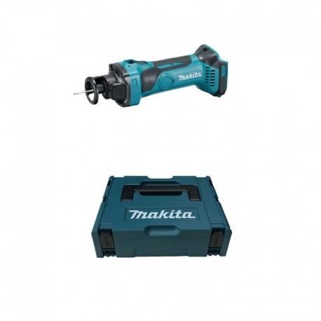 Affleureuse plaque de plâtre MAKITA DCO180ZJ 18V Li Ion Ø 6 35 mm Machine seule avec son coffret MAK PAC