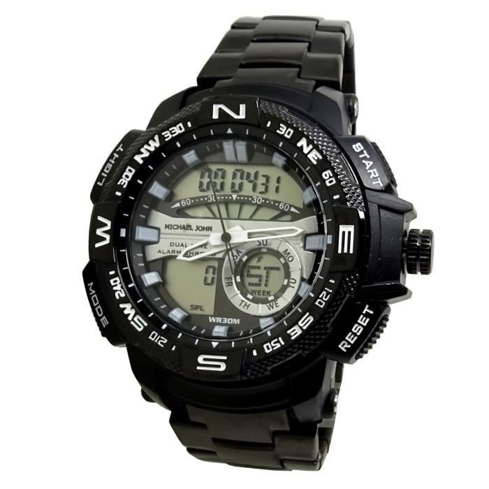 Montre aiguille et hotsell digitale double affichage homme