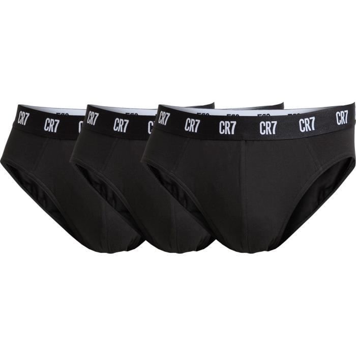 CR7 Homme Cristiano Ronaldo 3-Pack Coton Confort Respirant Slips